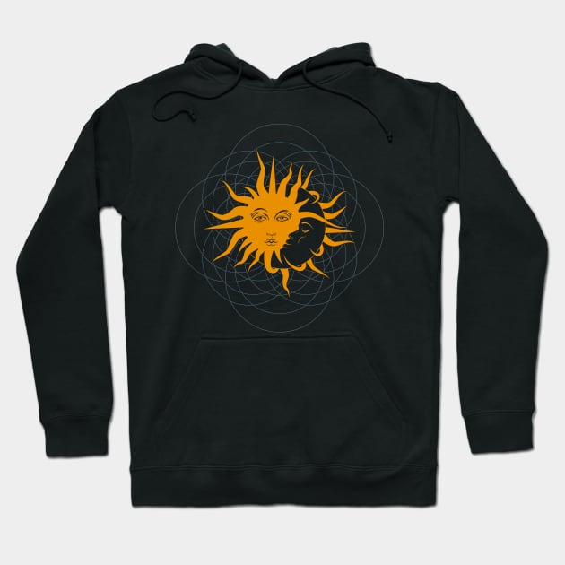 Sun & Moon Hoodie by BeCreativeHere